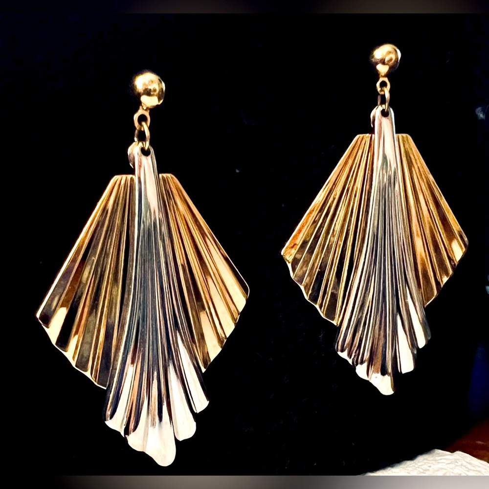 Dangling earrings from Avon gold and silver tone